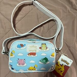 BNWT Loungefly Sleeping Clouds Pokemon Crossbody Bag